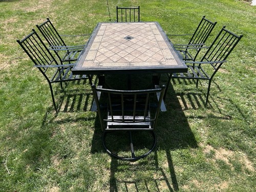 Beautiful tile top patio - tile,