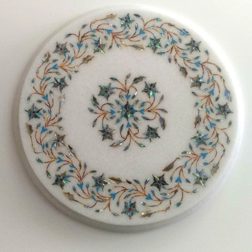 Marble table top inlay - table, pietra