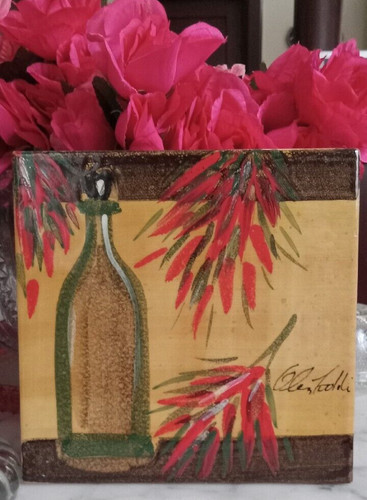 Vintage terra cotta tile - vintage,